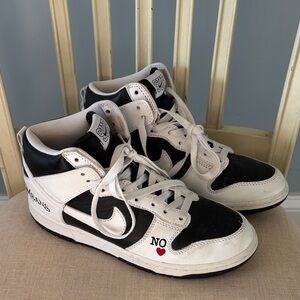 Supreme X Nike SB Dunk Men’s High “By Any Means” Sneakers